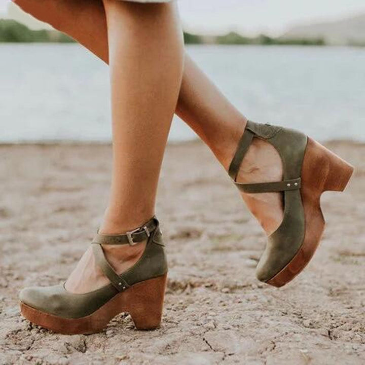 Women's Mary Jane Shoes | Buckle Strap Platform