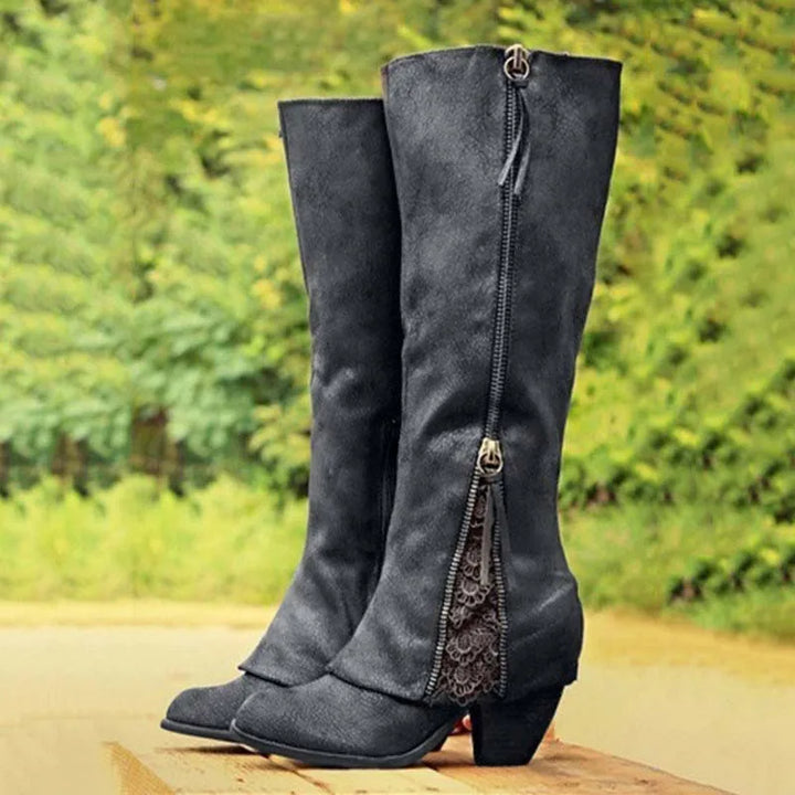 Boots for Women | Block Heel Knee High
