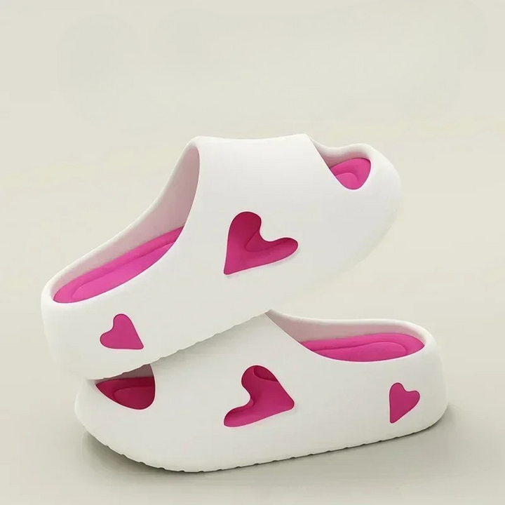 Women’s Slippers | Heart Cutout Style
