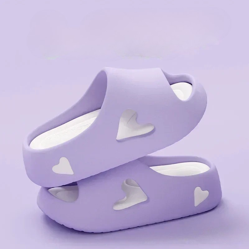 Women’s Slippers | Heart Cutout Style