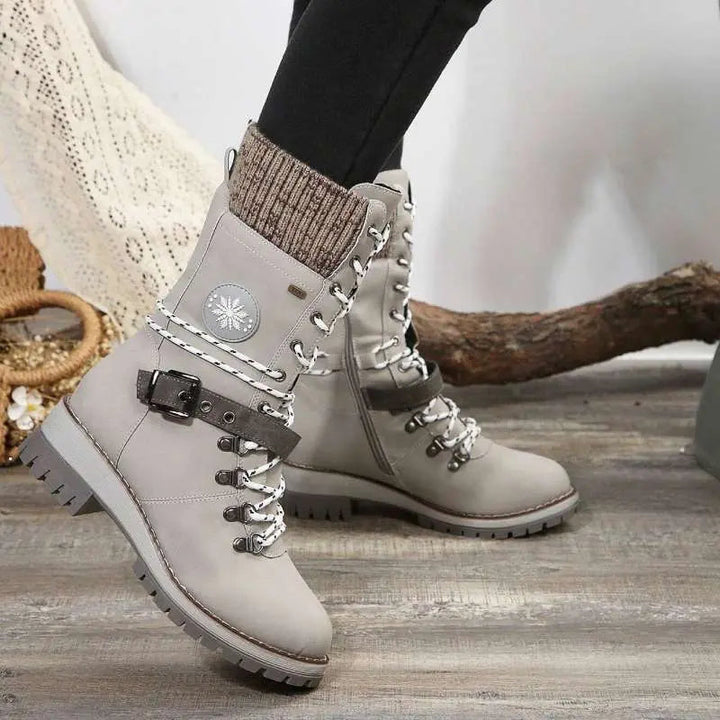 Women’s Boots | Winter Combat with Lace-Up