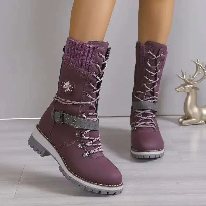 Women’s Boots | Winter Combat with Lace-Up