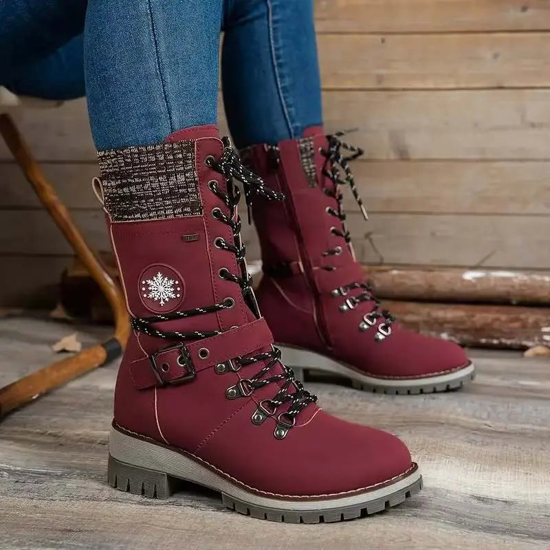 Women’s Boots | Winter Combat with Lace-Up