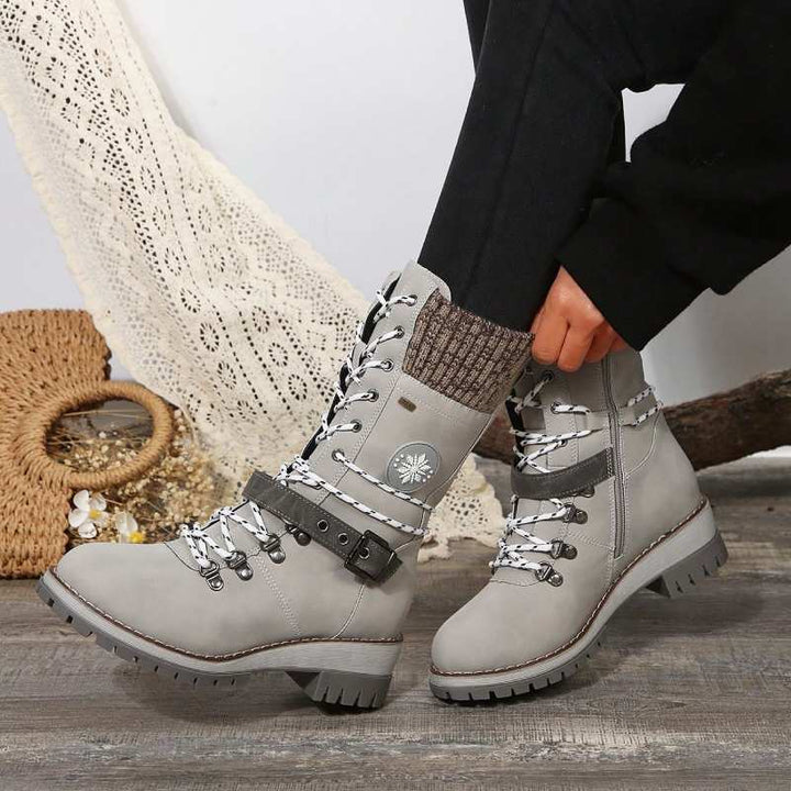 Women’s Boots | Winter Combat with Lace-Up