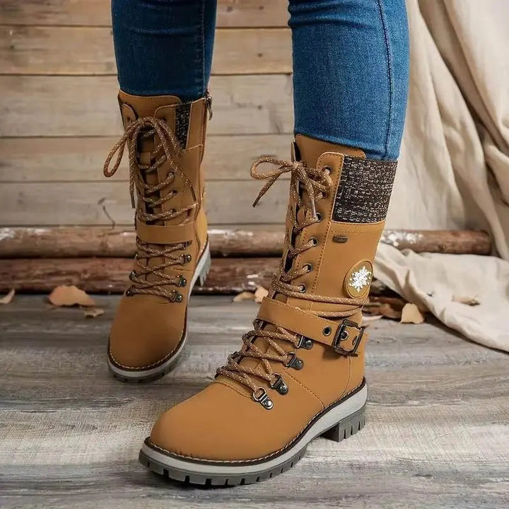 Women’s Boots | Winter Combat with Lace-Up