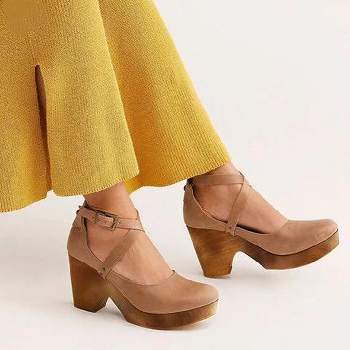 Women's Mary Jane Shoes | Buckle Strap Platform