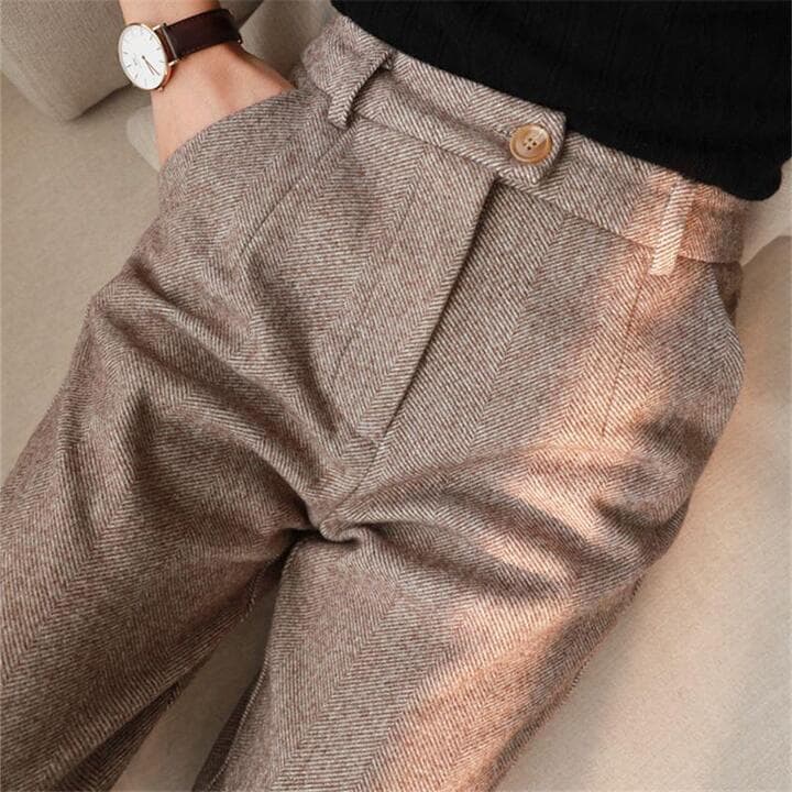 Women's Pants | High Waist Straight Leg