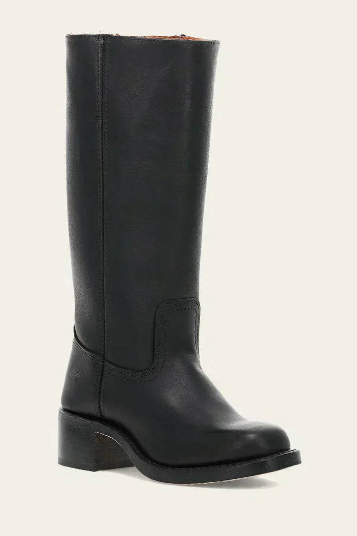 Boots For Women | Mid-Calf Closed Toe Block Heel