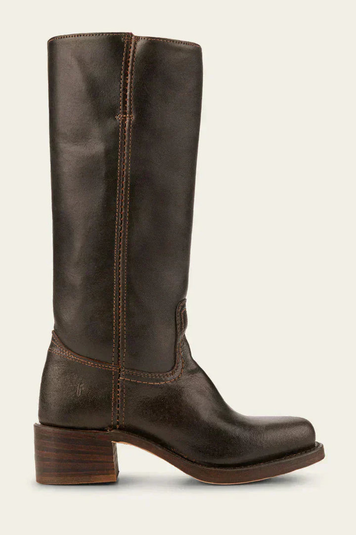 Boots For Women | Mid-Calf Closed Toe Block Heel
