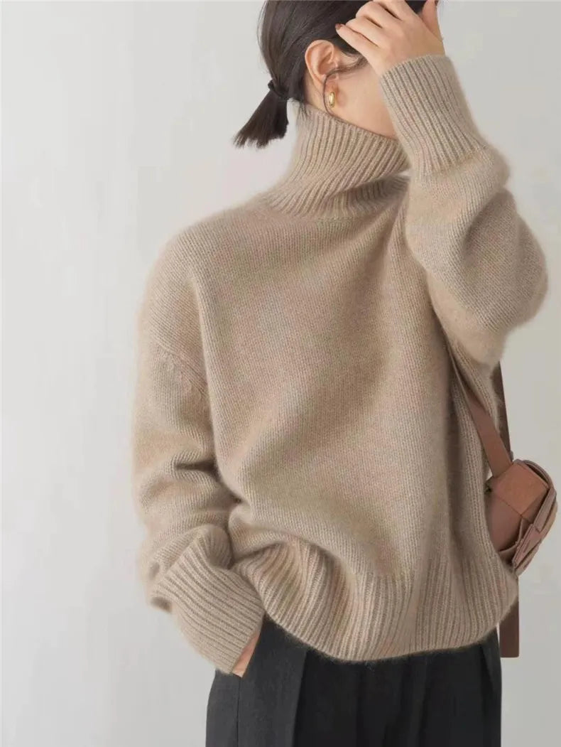 Sweater for Women | Turtleneck Oversized Fit