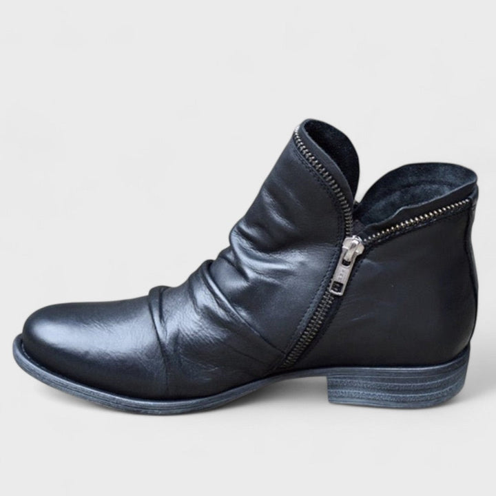 Boots For Women | Side Zipper Ankle Style