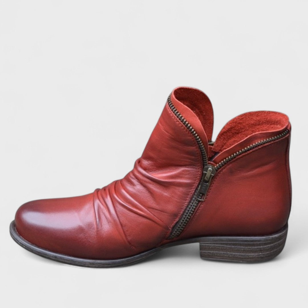 Boots For Women | Side Zipper Ankle Style