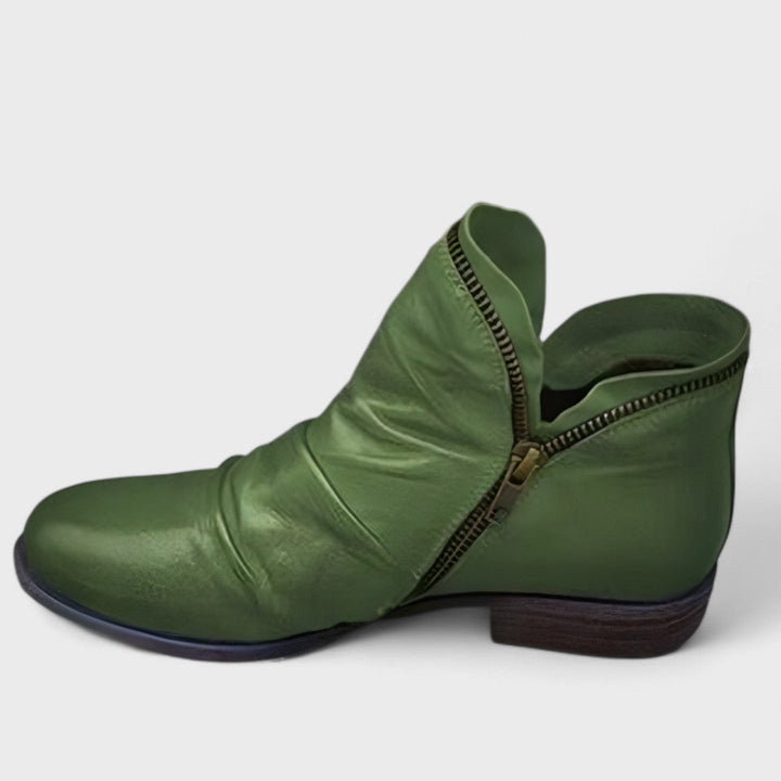 Boots For Women | Side Zipper Ankle Style