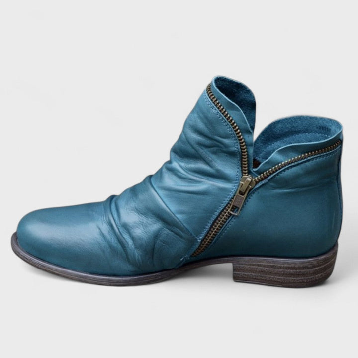 Boots For Women | Side Zipper Ankle Style