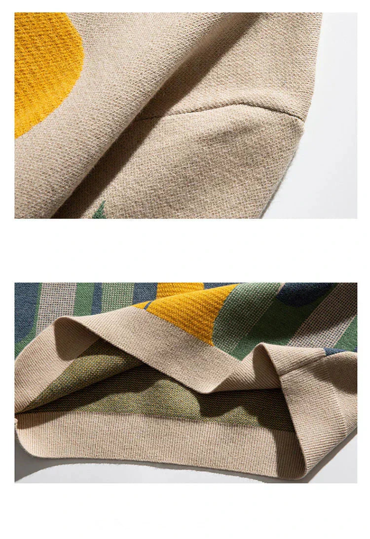 Women's Sweater | Cat Graphic Oversized Pullover