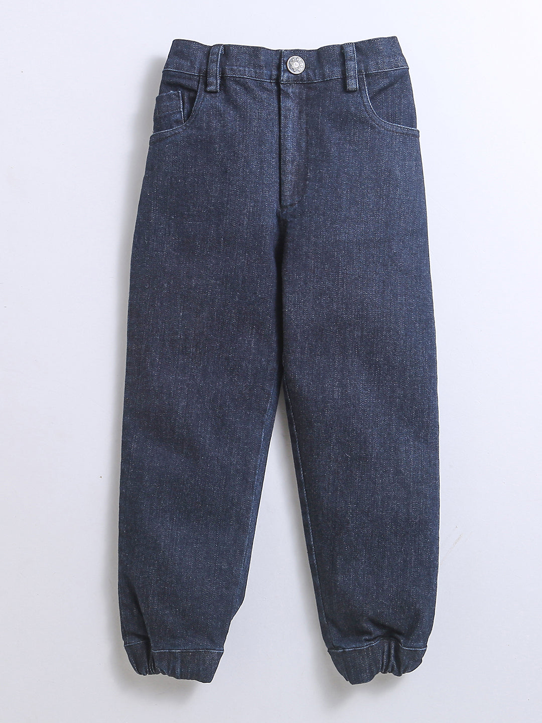 Gray hooded top with striped sleeves and dark joggers