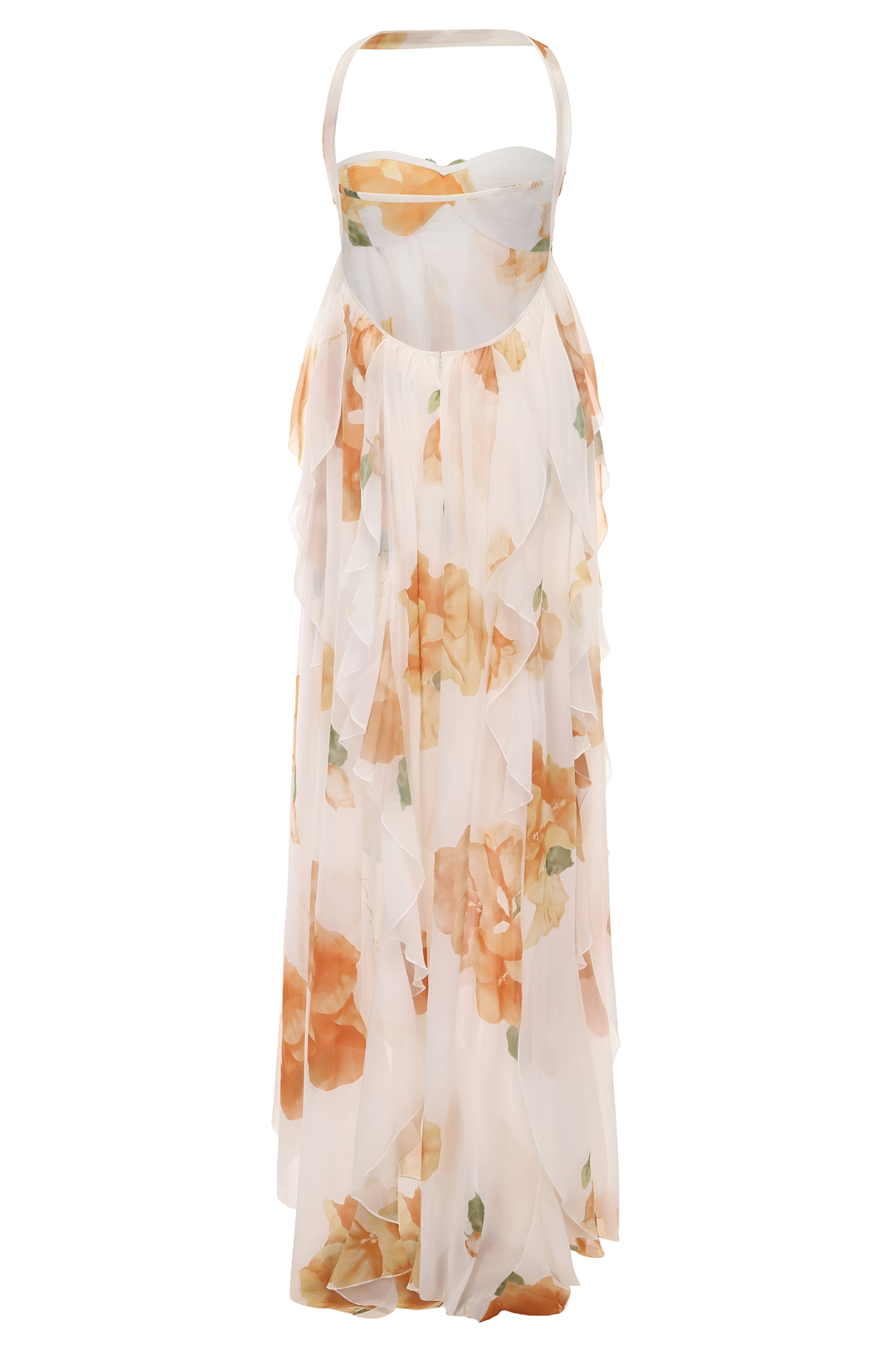 Women's Maxi Dress | Sleeveless Halter Cut