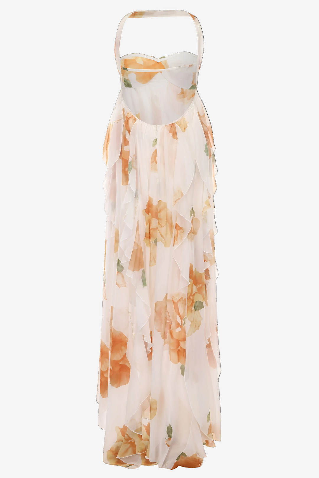 Women's White Maxi Dress | Halter Style