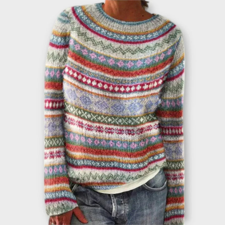 Sweater for Women | Vintage-Inspired Fair Isle Crewneck