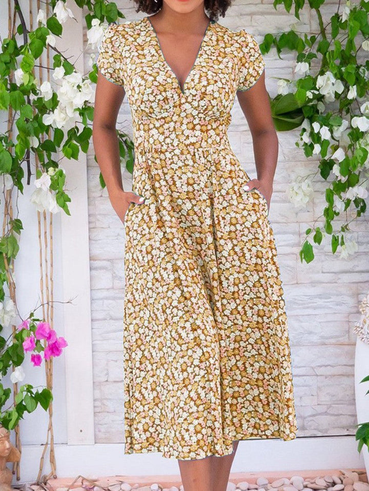 Summer Dress  For Women | Midi Floral Flowing Design