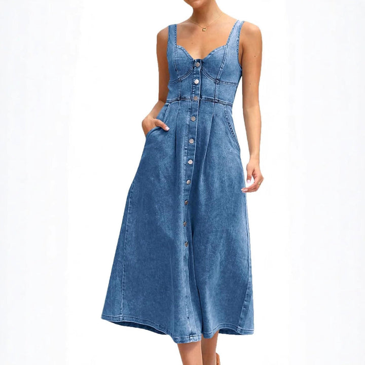 Women's Dress | Sleeveless Denim