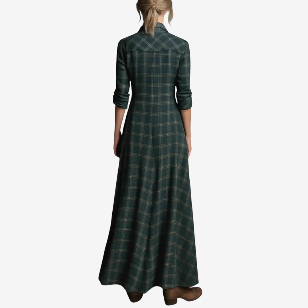 Women’s Dress | Plaid Maxi