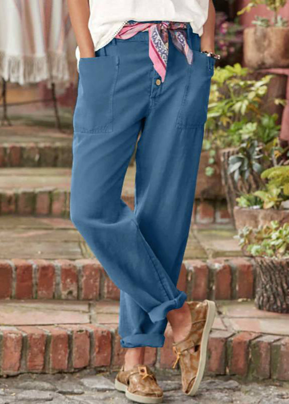 Women's Trousers | High Waisted Straight Leg