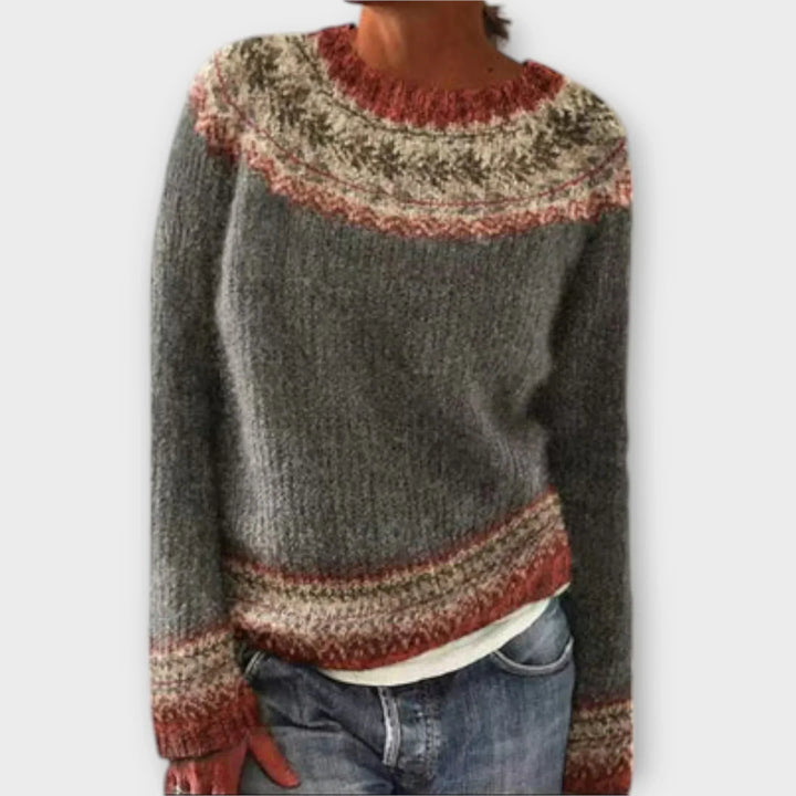 Sweater for Women | Vintage-Inspired Fair Isle Crewneck