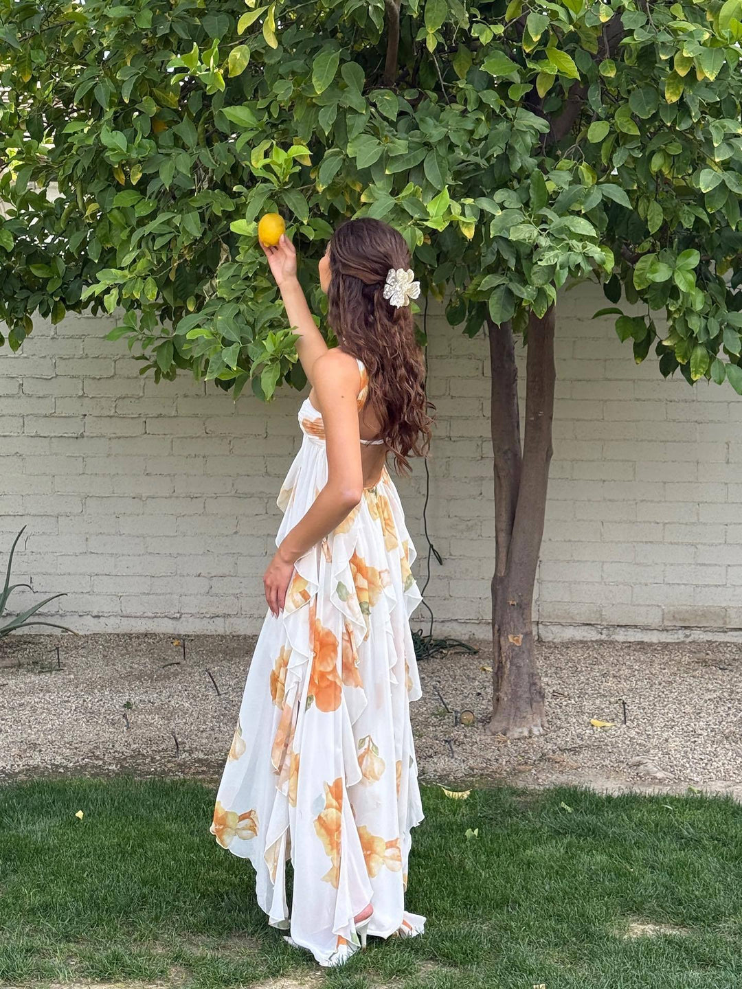 Women's White Maxi Dress | Halter Style