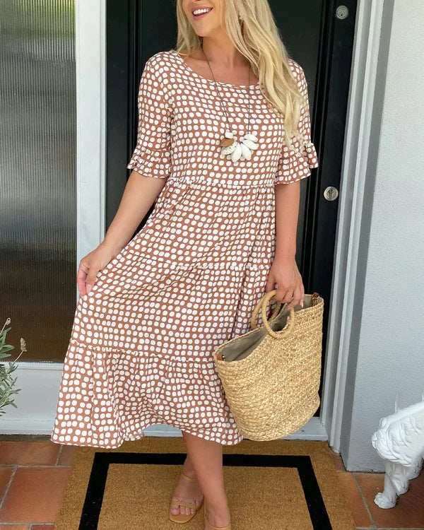 Summer Dress For Women | Midi Polka Dot