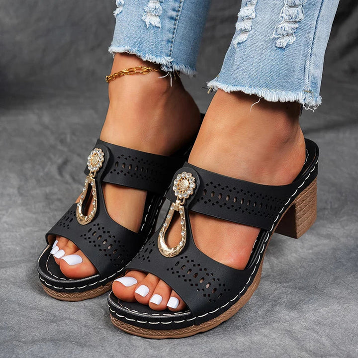 Sandals for Women | Block Open Toe