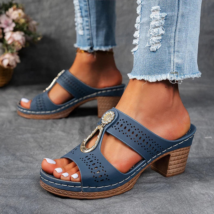 Sandals for Women | Block Open Toe