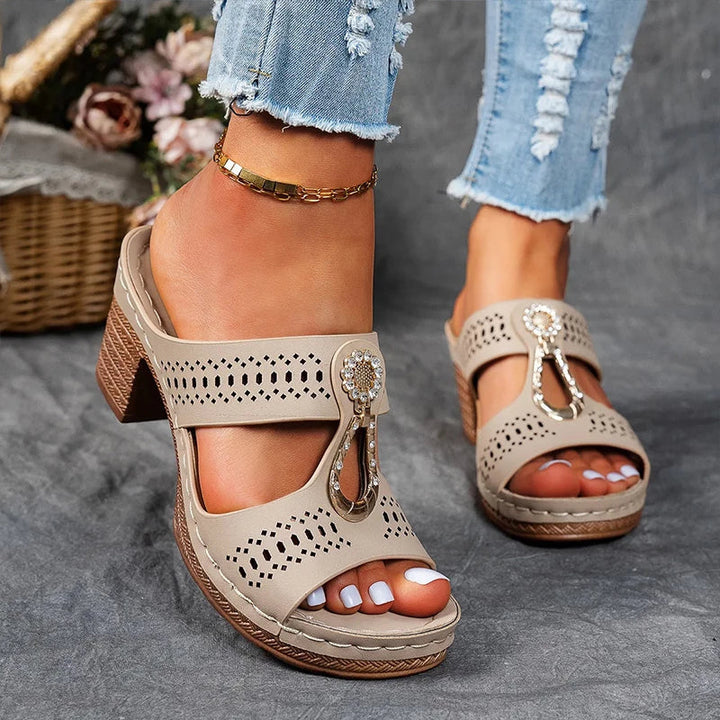Sandals for Women | Block Open Toe