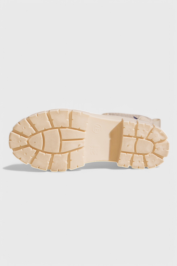 Boots For Women | Elastic Panel Ankle Lug Sole Design