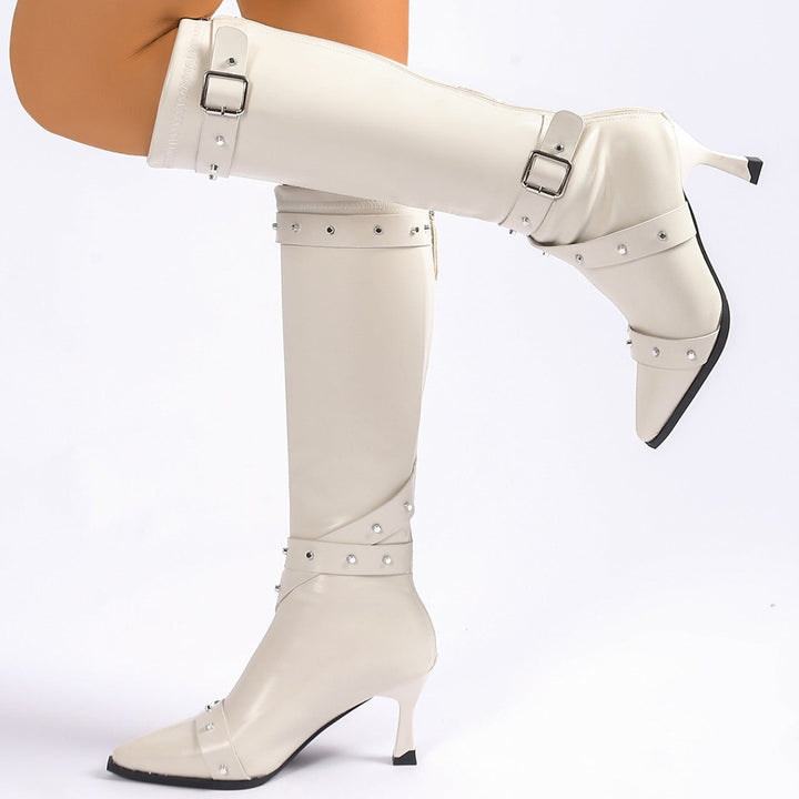 Boots For Women | Pointed Toe Knee-High Heel Style
