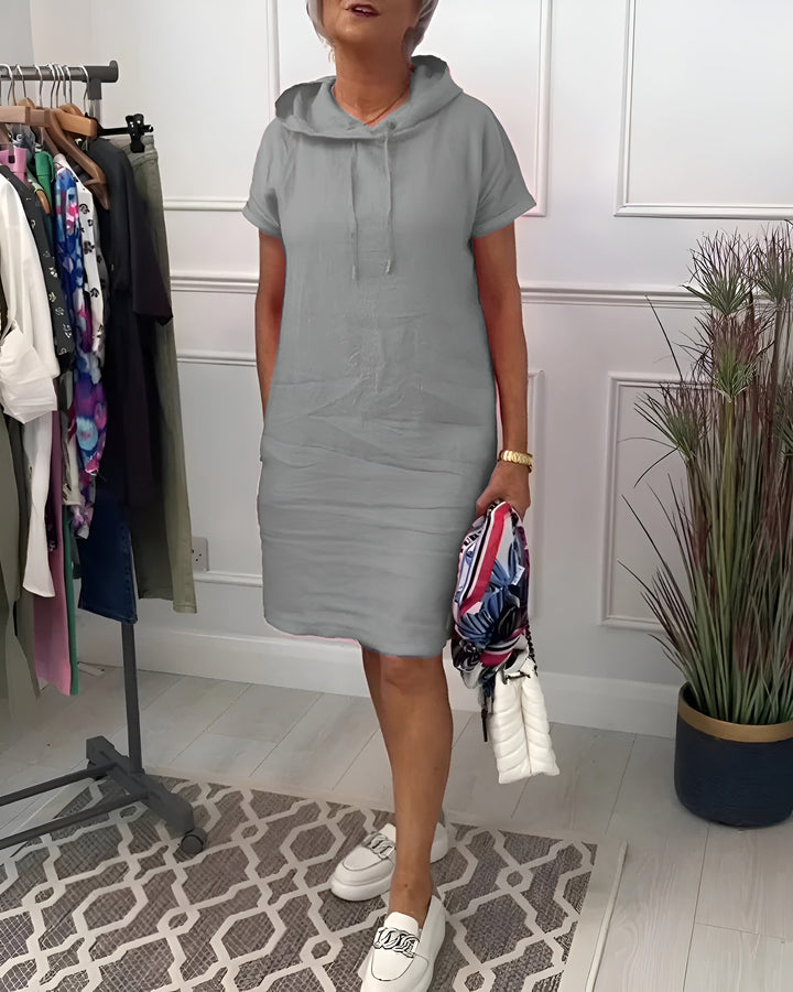 Casual Dress For Women | Midi Hooded Fit Design