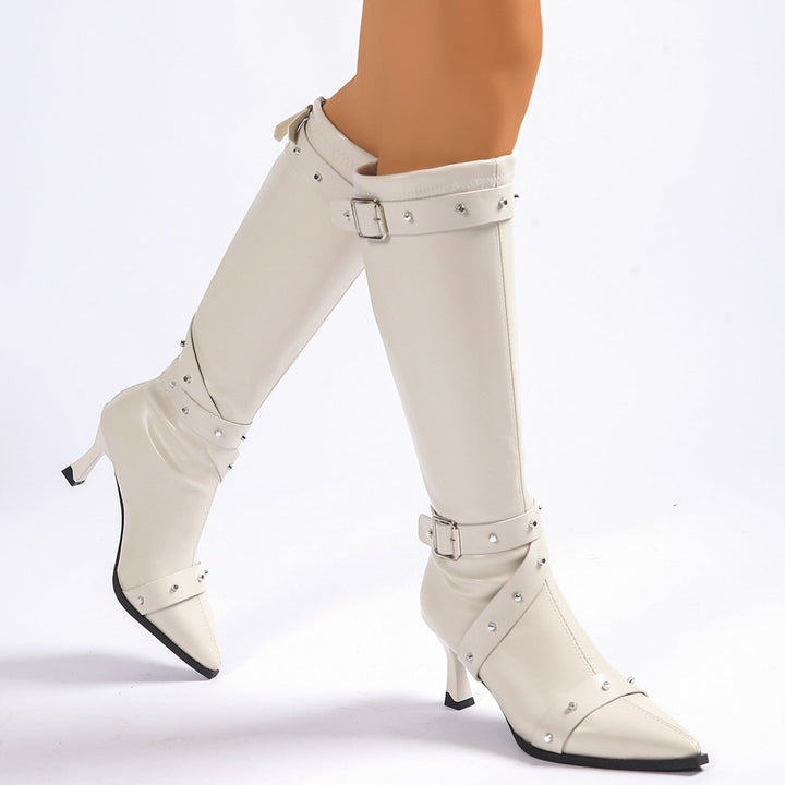 Boots For Women | Pointed Toe Knee-High Heel Style