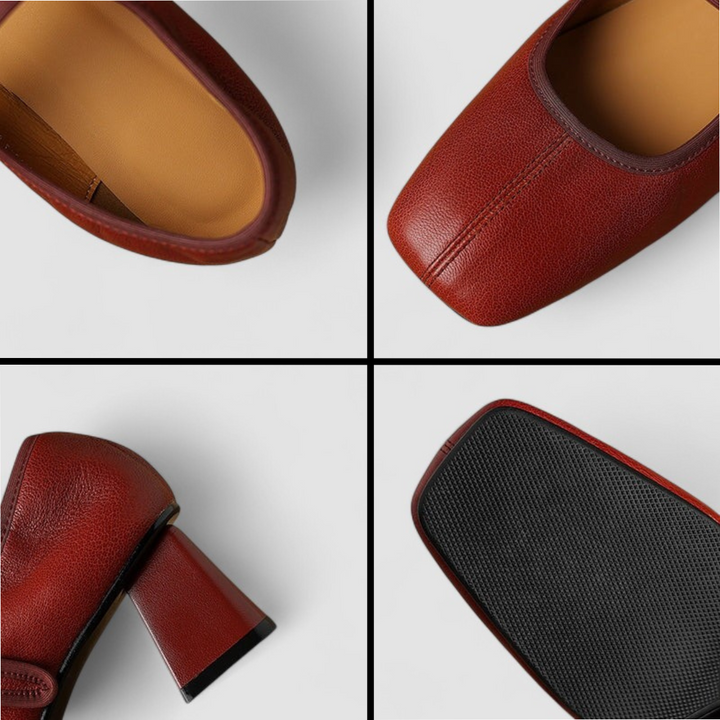 Mary Jane Heels For Women | Square Toe Block Style