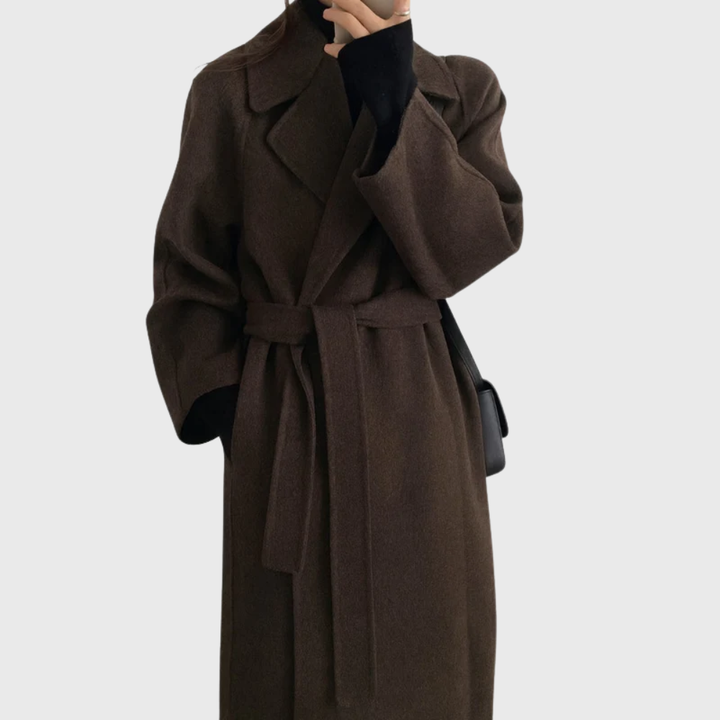 Coat for Women | Long Wrap Belted Outerwear
