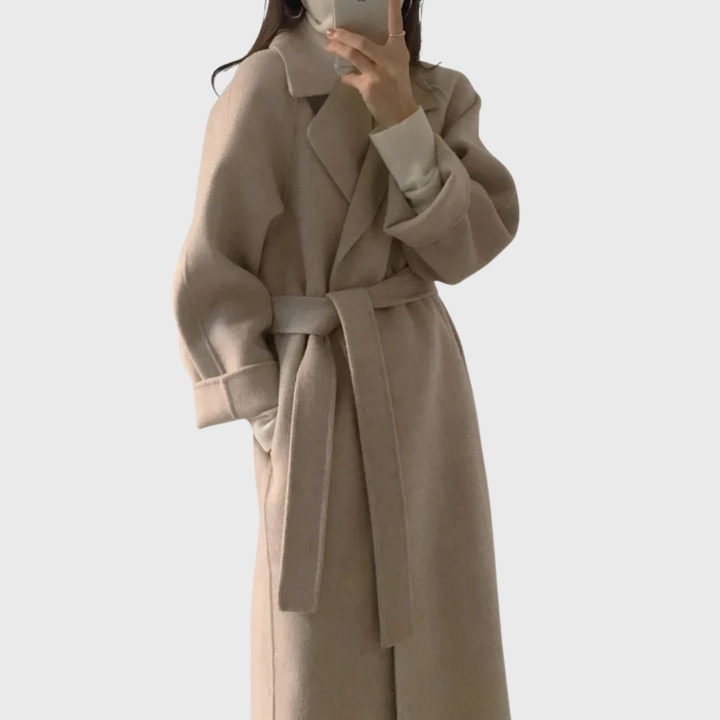 Coat for Women | Long Wrap Belted Outerwear