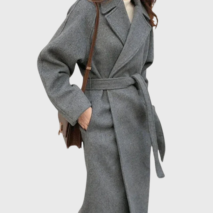 Coat for Women | Long Wrap Belted Outerwear