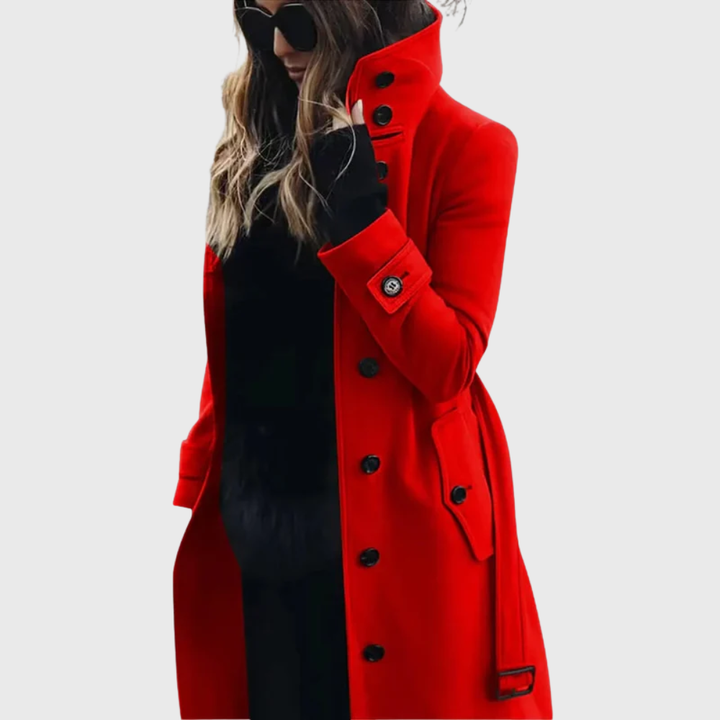 Coat for Women | Long Tailored Button Front