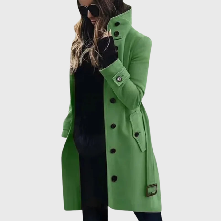 Coat for Women | Long Tailored Button Front