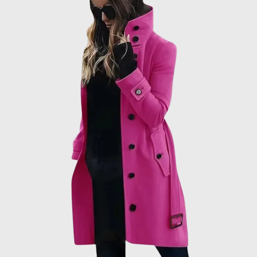 Coat for Women | Long Tailored Button Front