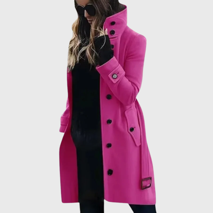 Coat for Women | Long Tailored Button Front