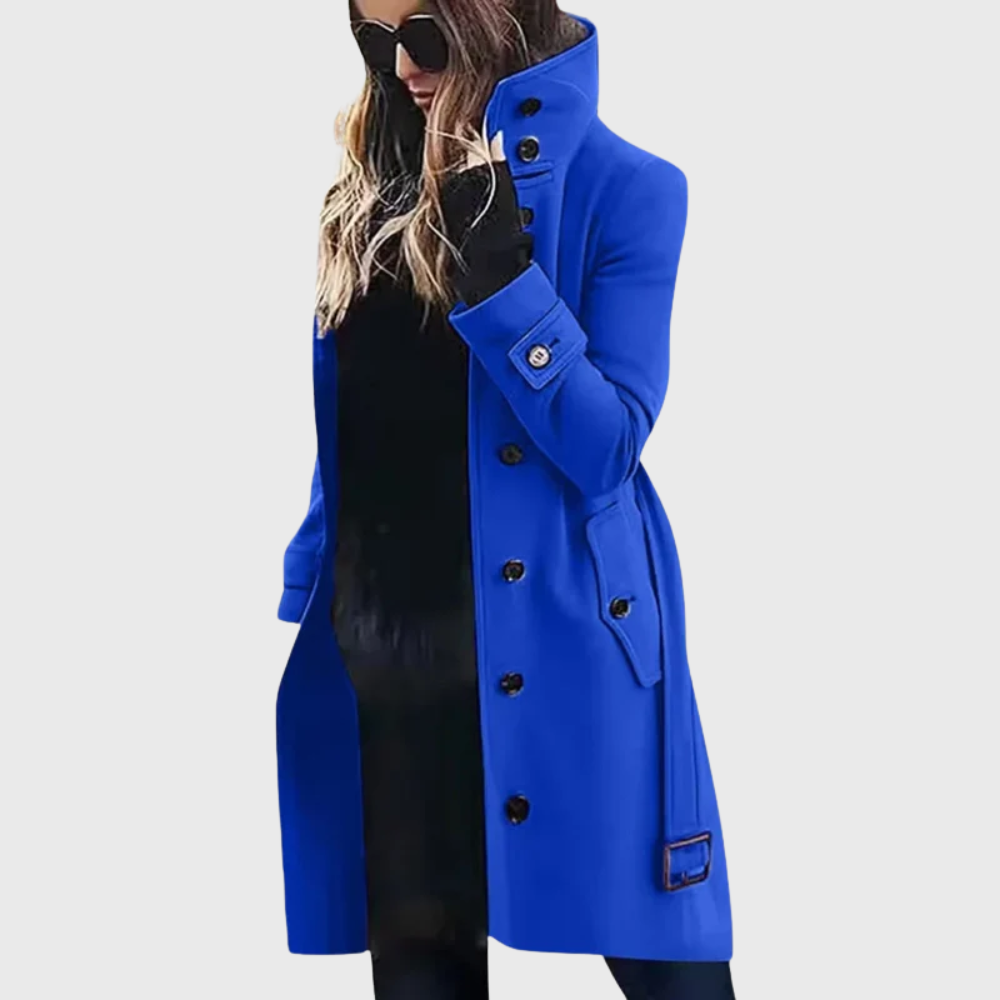 Coat for Women | Long Tailored Button Front