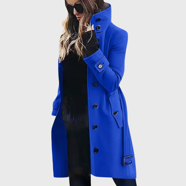 Coat for Women | Long Tailored Button Front