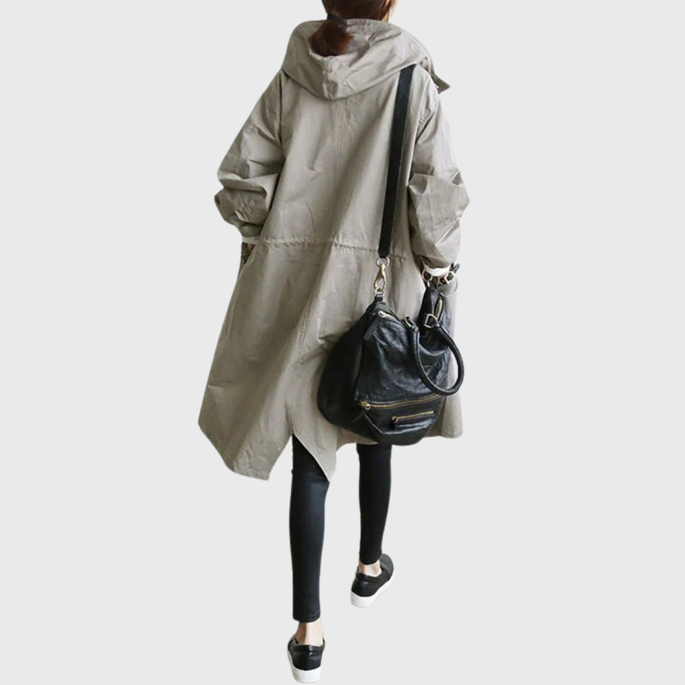 Coat for Women |  Button Front Trench Style