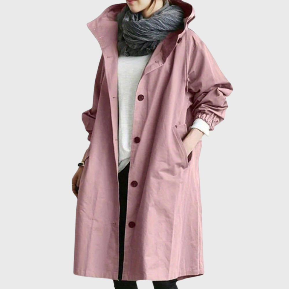 Coat for Women |  Button Front Trench Style