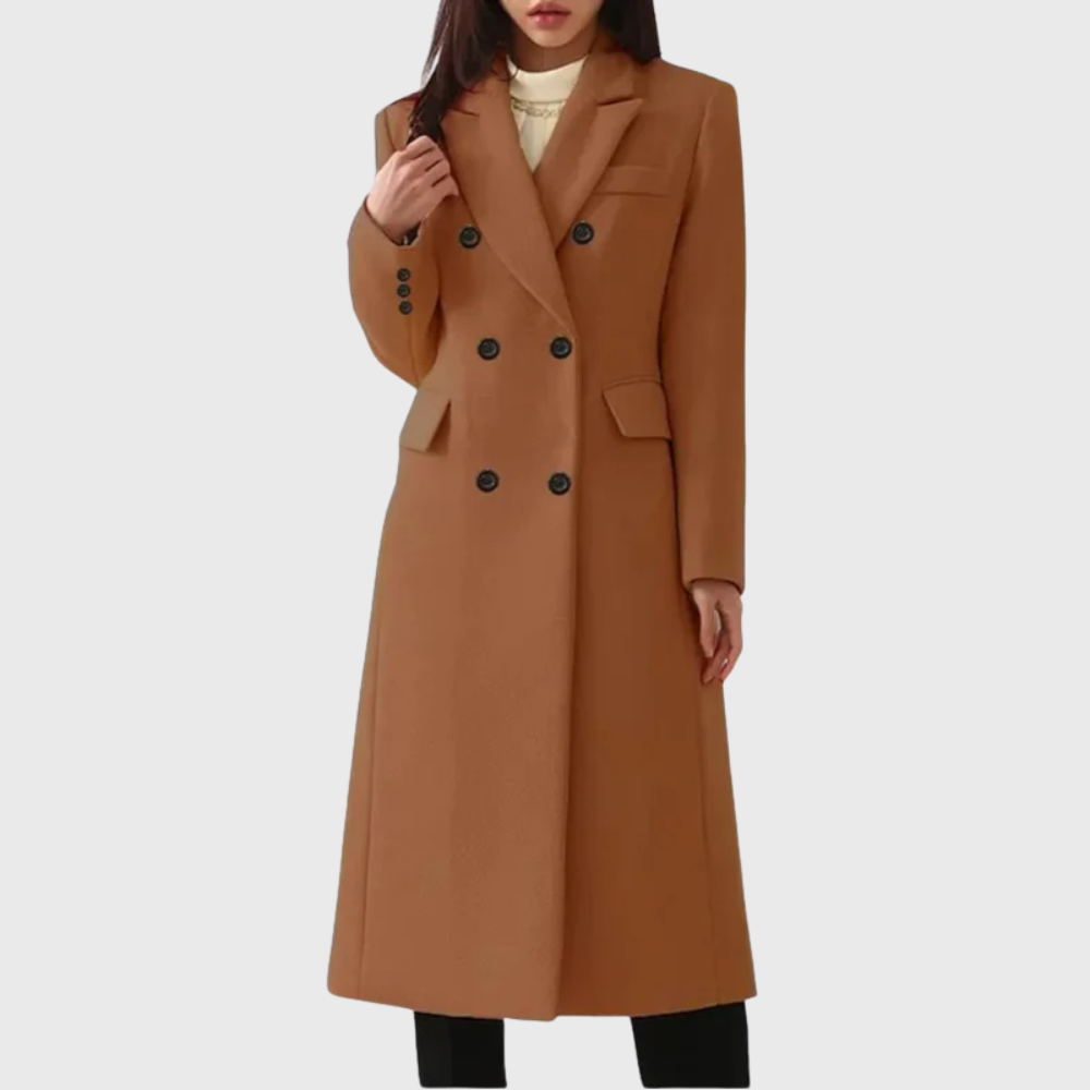 Coat for Women | Long Double Breasted